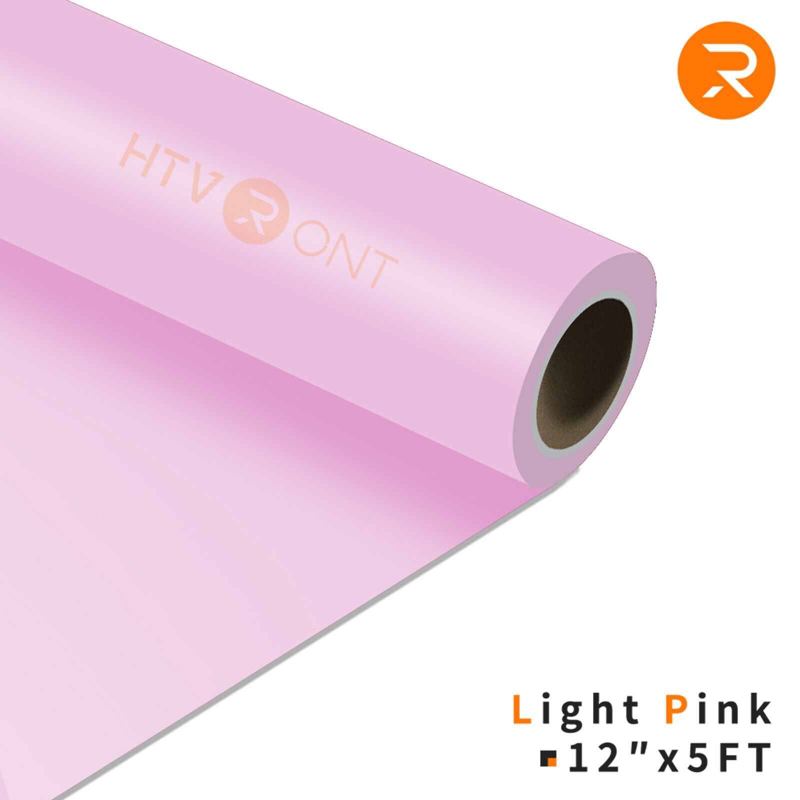 HTVRONT 12 x 5FT Heat Transfer Vinyl Light Pink HTV Rolls for T-Shirts,  Clothing and Textiles, Easy Transfers